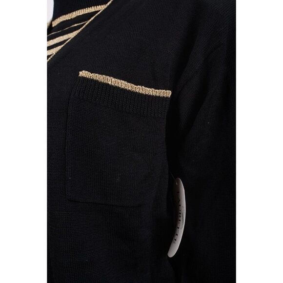 Laurette Par le chois Womens Knit Midi Skirt Cardigan Sweater 3pc M Black NWT - Picture 5 of 16